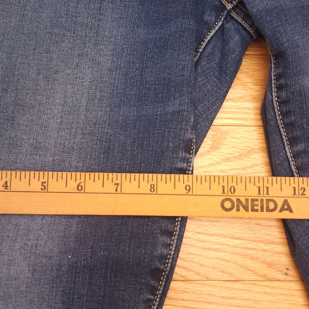 Levi Strauss Classic Mid Rise Skinny Jeans Dark Wash Size 16 - Picture 8 of 12